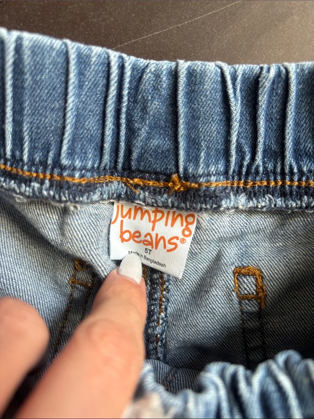 jumping beans Light Blue Denim Pull-On Shorts